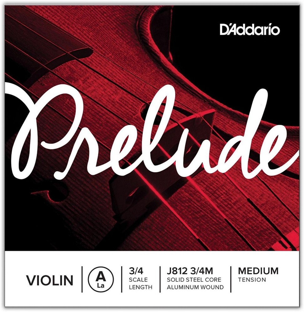 D'Addario Prelude Violin A String 3/4 Size