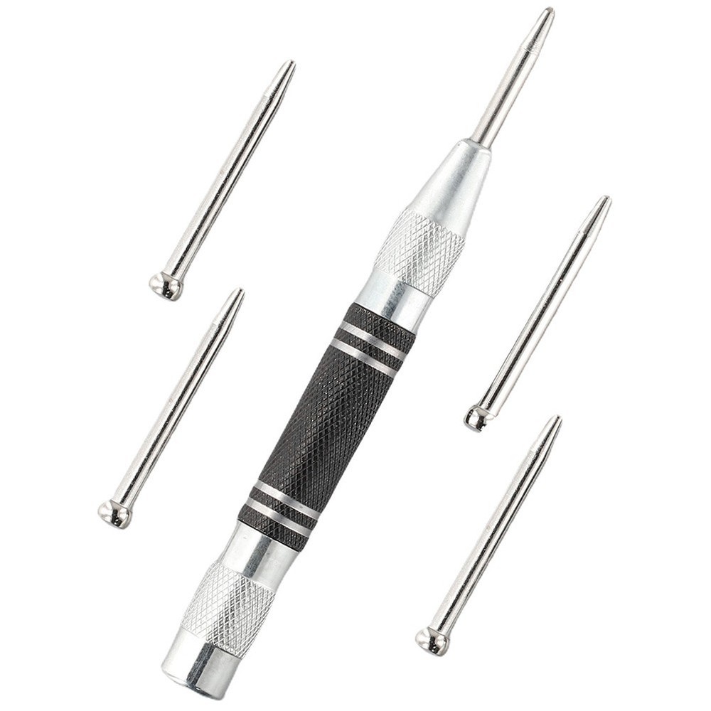 Adjustable Spring Loaded Centre Punch for Effortless Marking and Punching