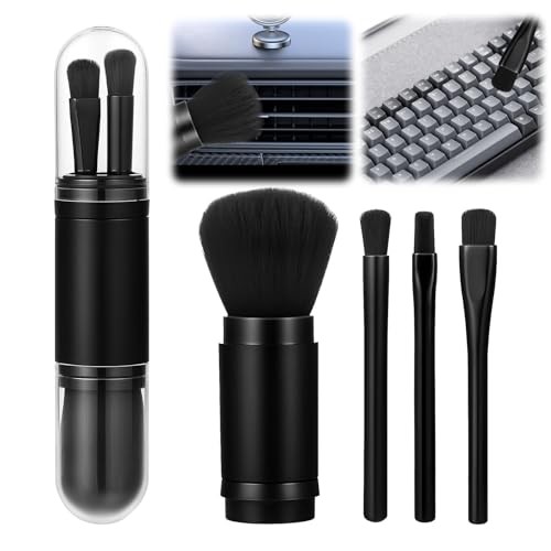 4 Pack Exquisite Duster Brush Kit, Mini Keyboard Cleaning Brushes Kit Model