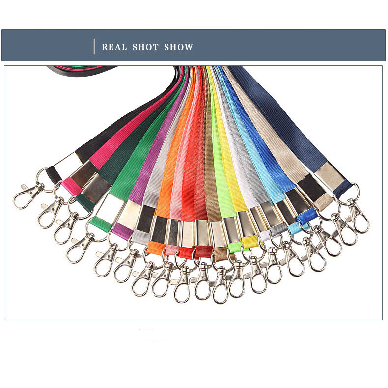 Multi Color Nylon Neck LANYARD ID Lanyard Keychain Key ID Cell Phone Holder