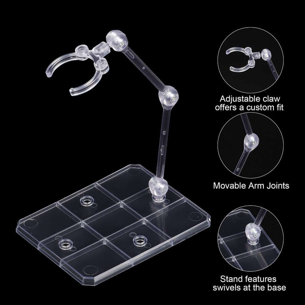 1-12 HG144 Adjustable Action Figure Display Holder Base Doll Model Support Stand