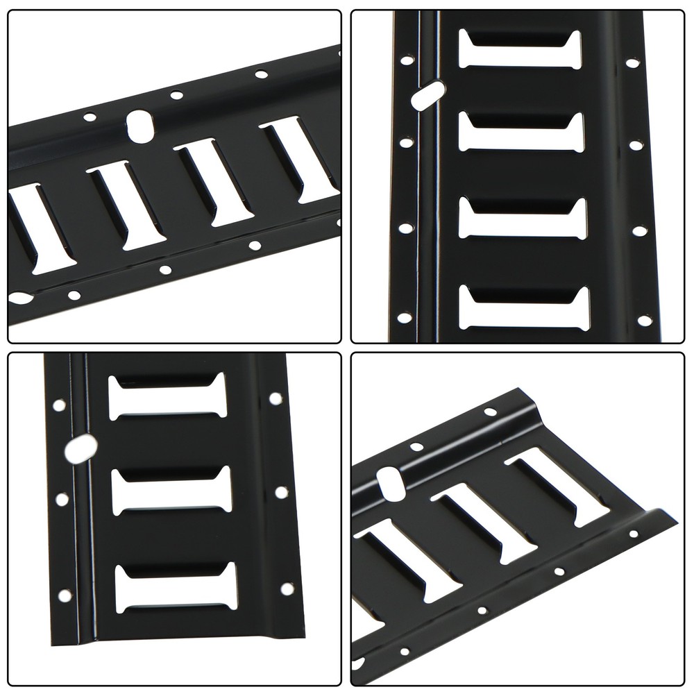 Labwork 4× 5' & 4× 8’ E Rails 16× O-Rings 16× D-Ring 1× Backup Tire Bracket