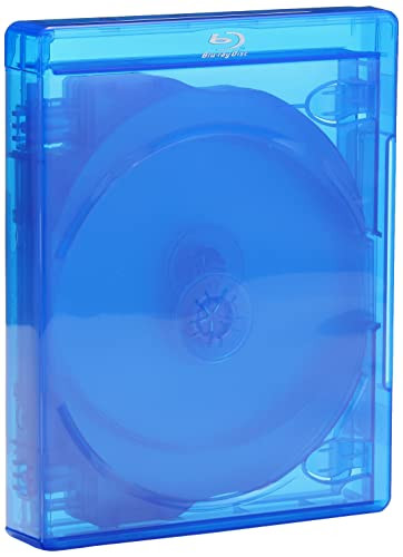 COMCOM BD case (Blu-ray case) holds 12 discs, with Blu-ray logo [set of 2]