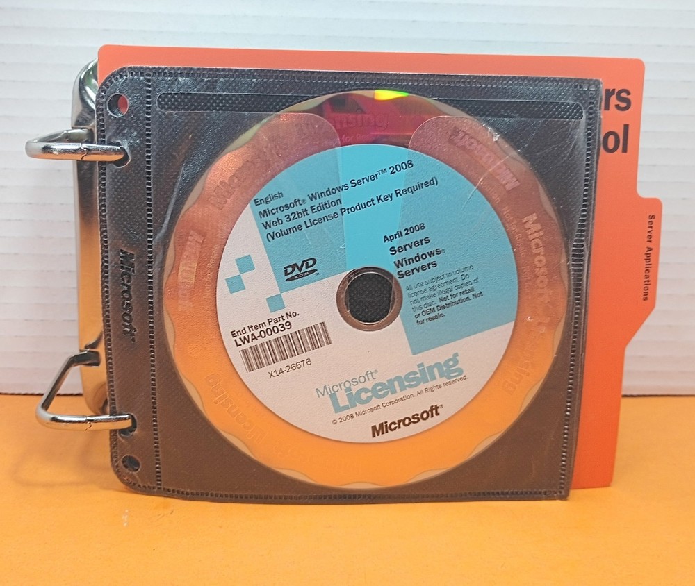 🔥 Used Microsoft licensing SQL Server Visual Studio Office Client Software CD