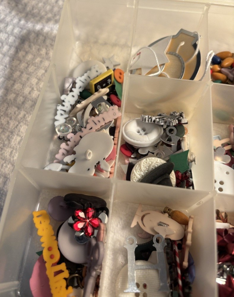 Container Of Miscellaneous Crafting Supplies