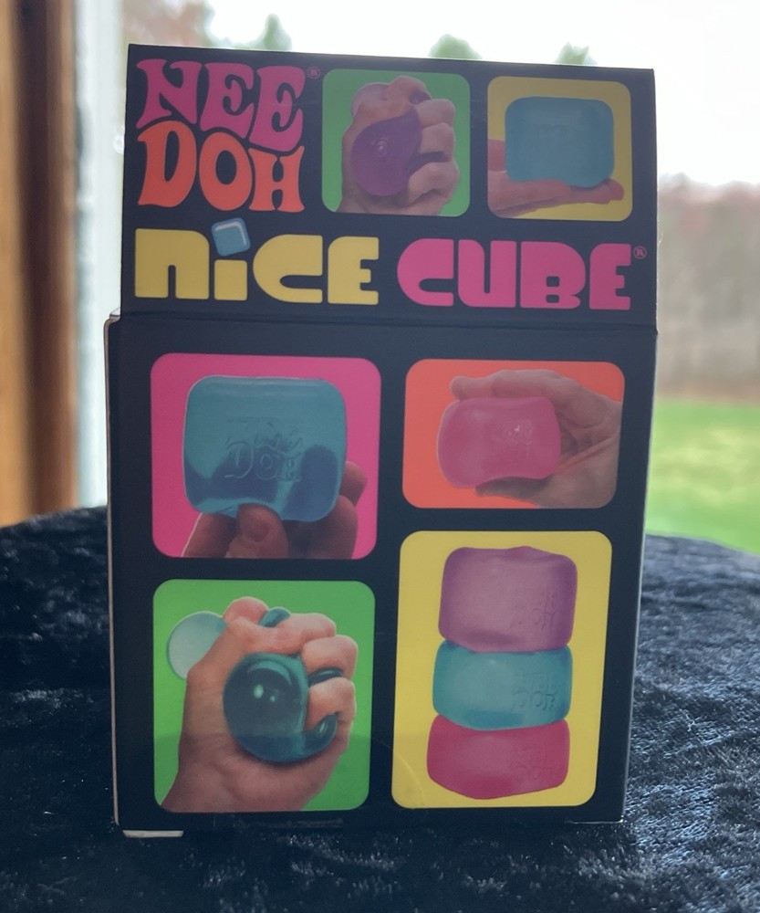 NEEDOH Nice Cube Blue Edition Super Solid Squish Sensory Stress Relief NIB