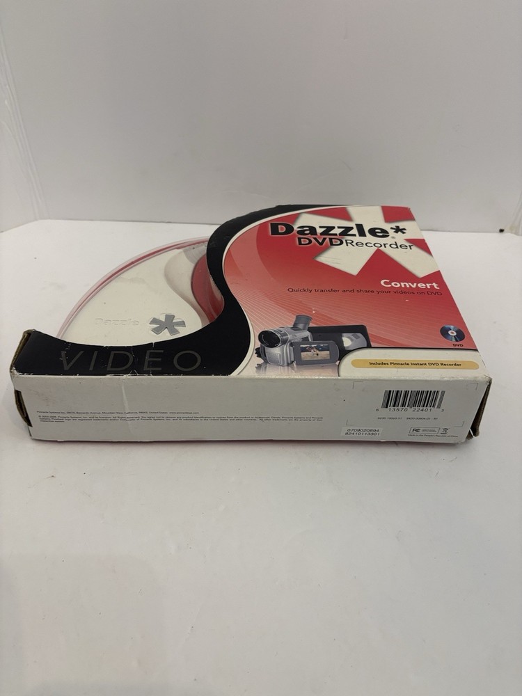 Dazzle DVD Recorder Convert-Open Box