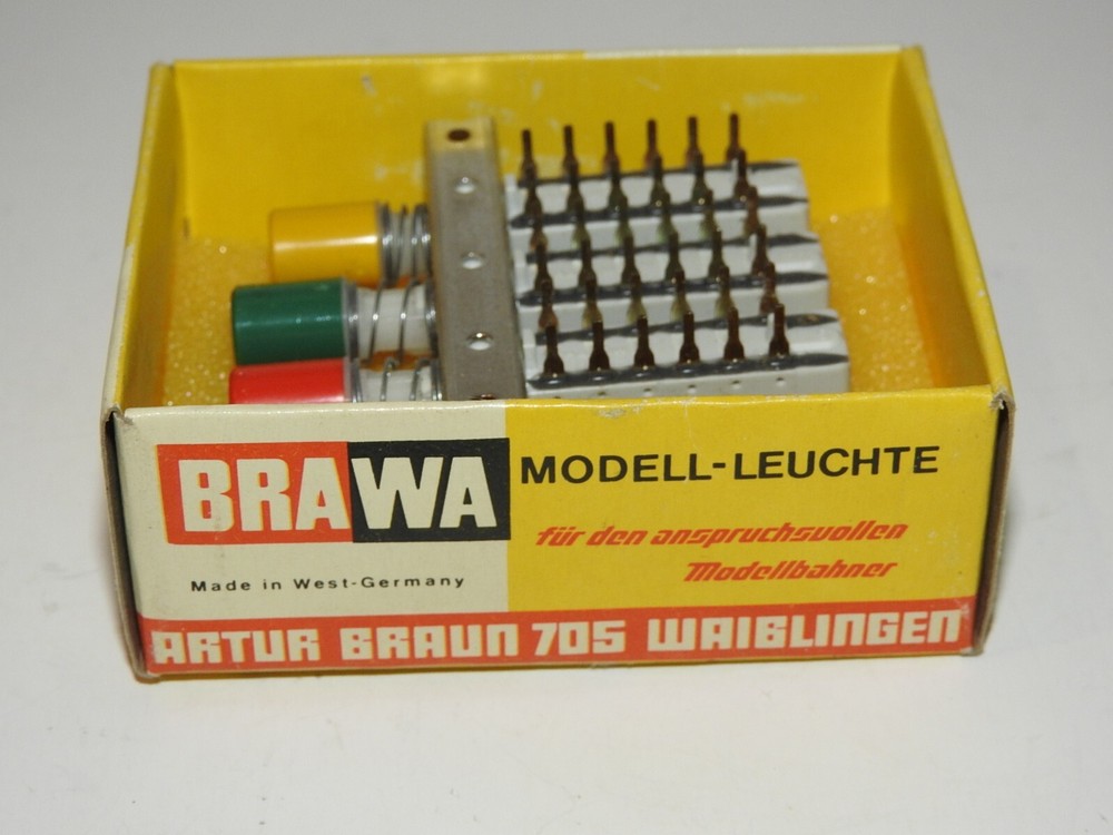 BRAWA GERMANY #2756 SIGNAL SWITCH WITH INSTRUCTION SHEET