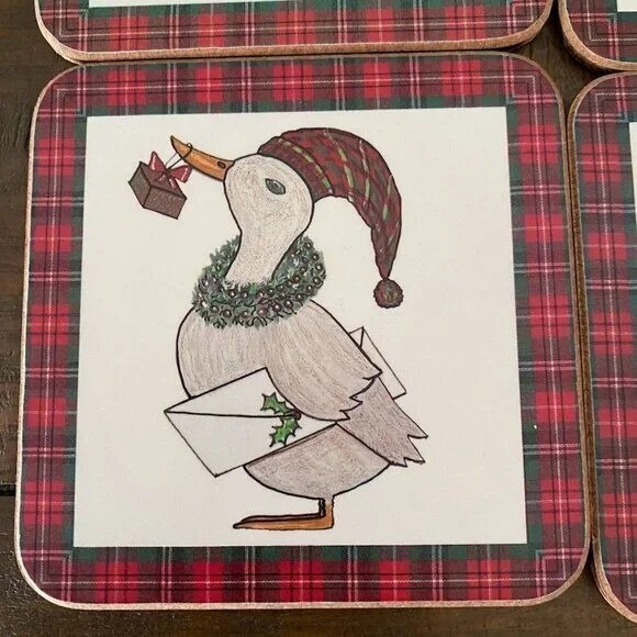 Pimpernel Coasters - Christmas - Holiday 6 pc Set