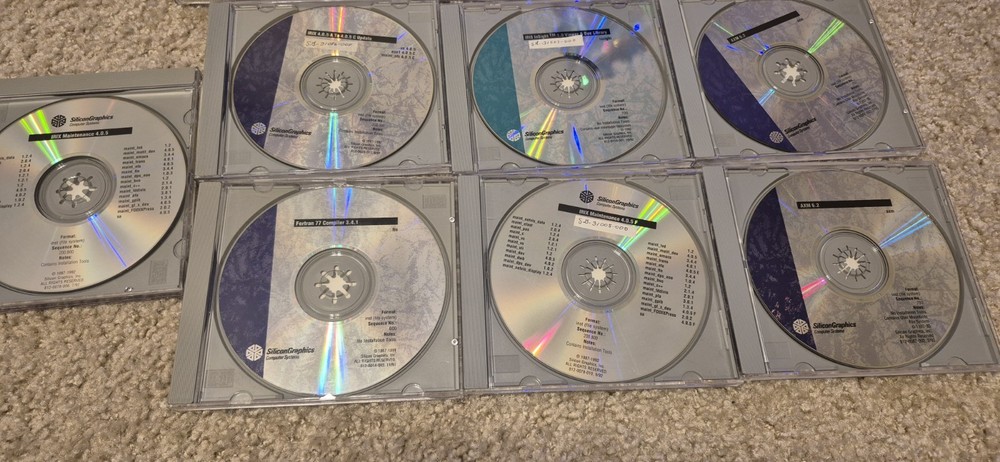 SGI Silicon Graphics IRIX Software Lot , Untested