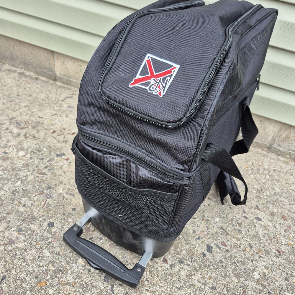 KRX Strikeforce 2 Bowling Ball Black Rolling Bag Case