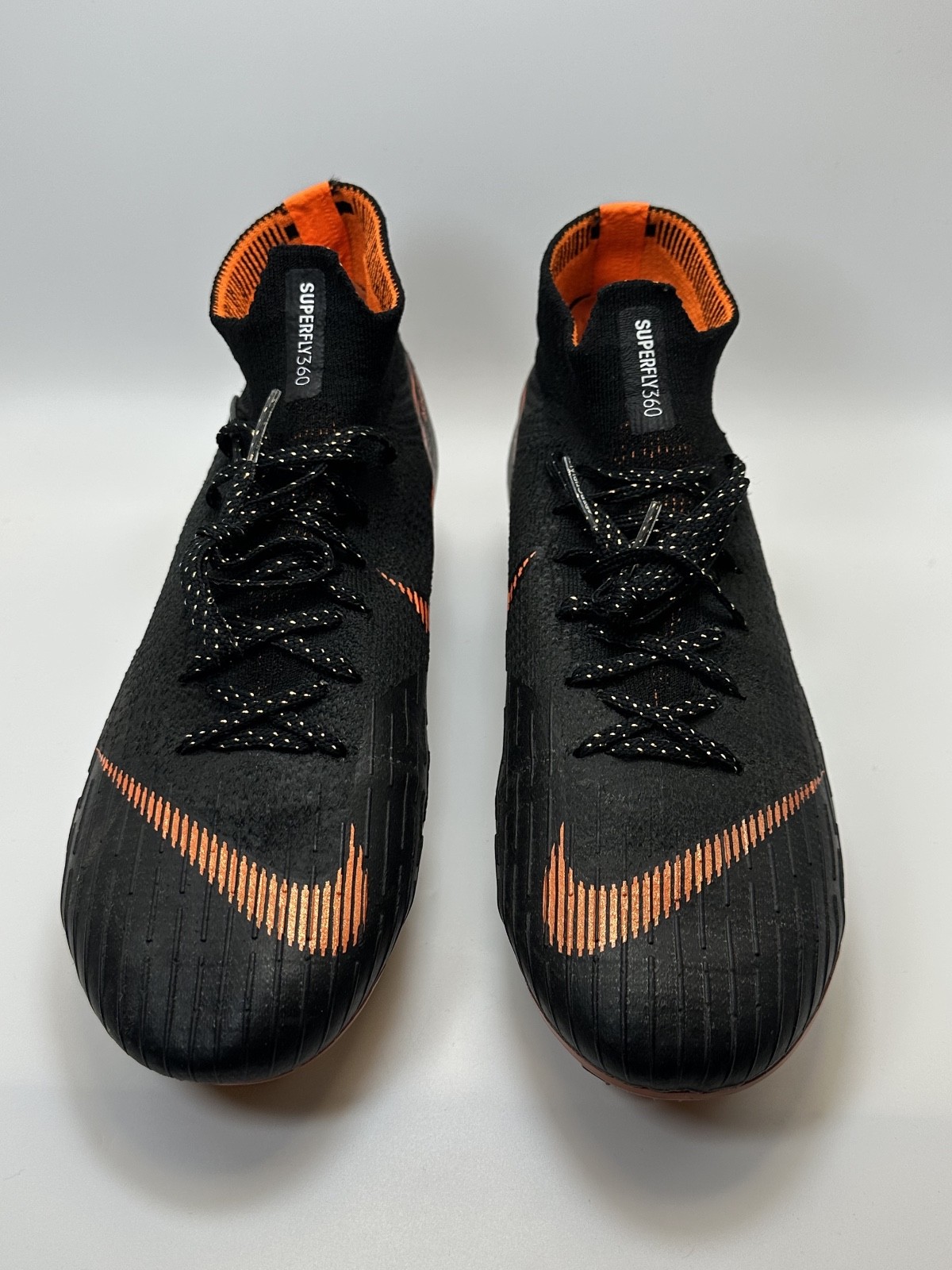 Nike Mercurial Superfly 360 VI FG ACC US 7.5 Black Orange Soccer Cleats Premium
