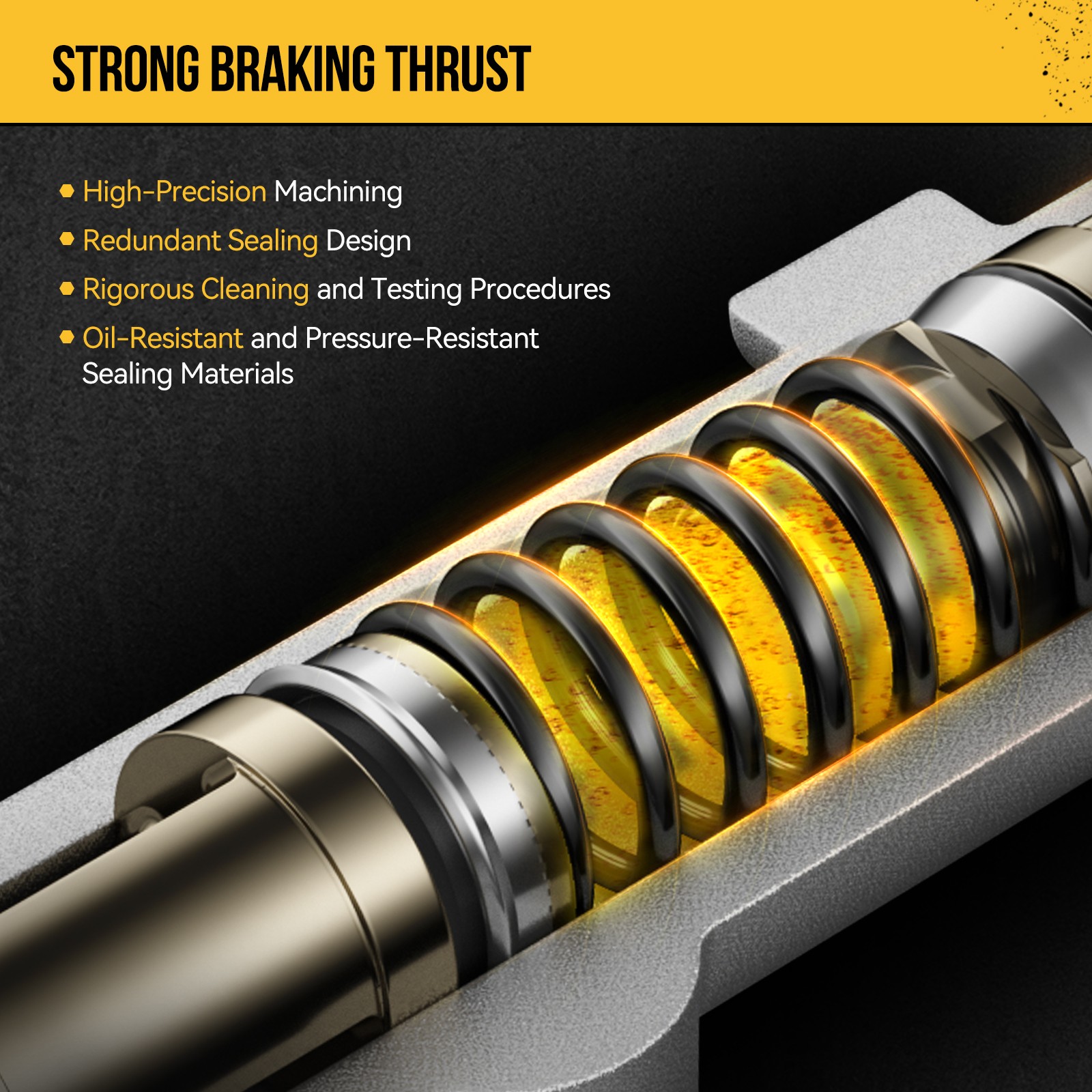 Brake Master Cylinder For Kenworth Peterbilt International 1989-12 2013 M630276