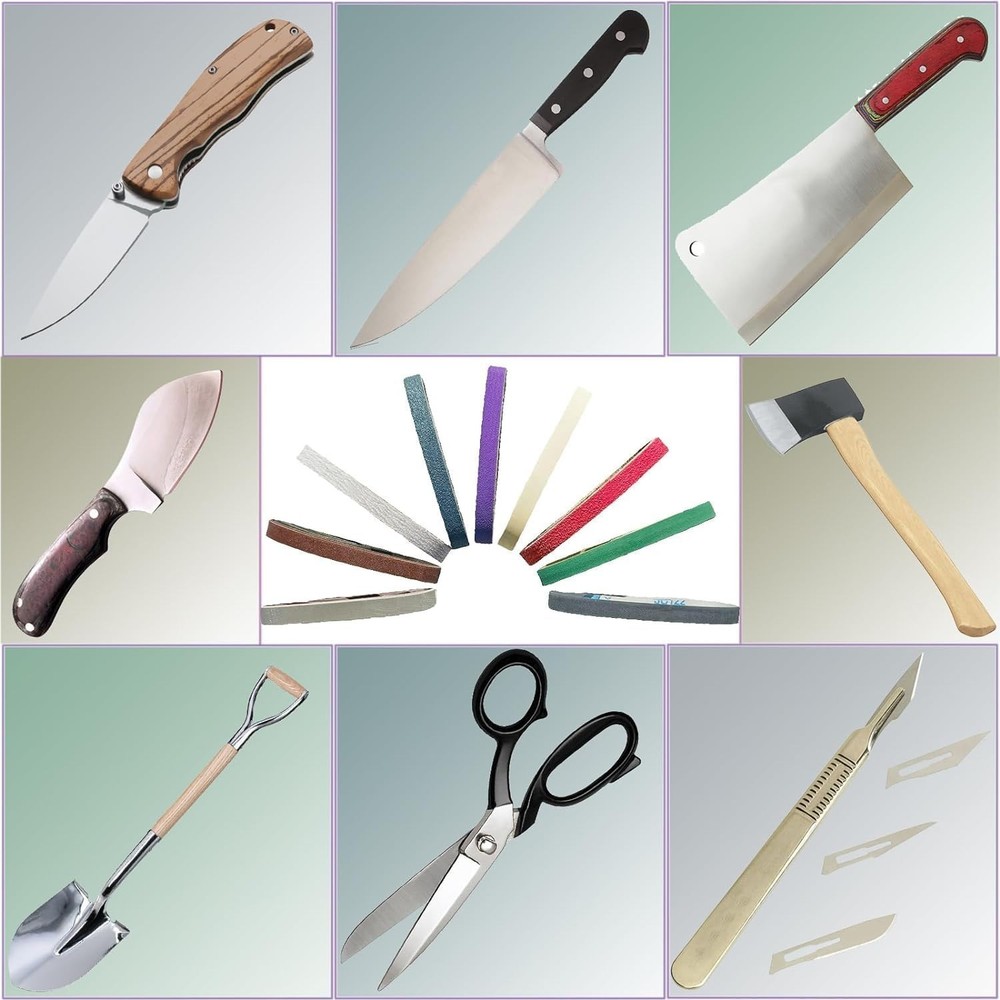 18PCS 3/4"x12" Replacement Sanding Belts for Work Sharp Knife & Tool Sharpener