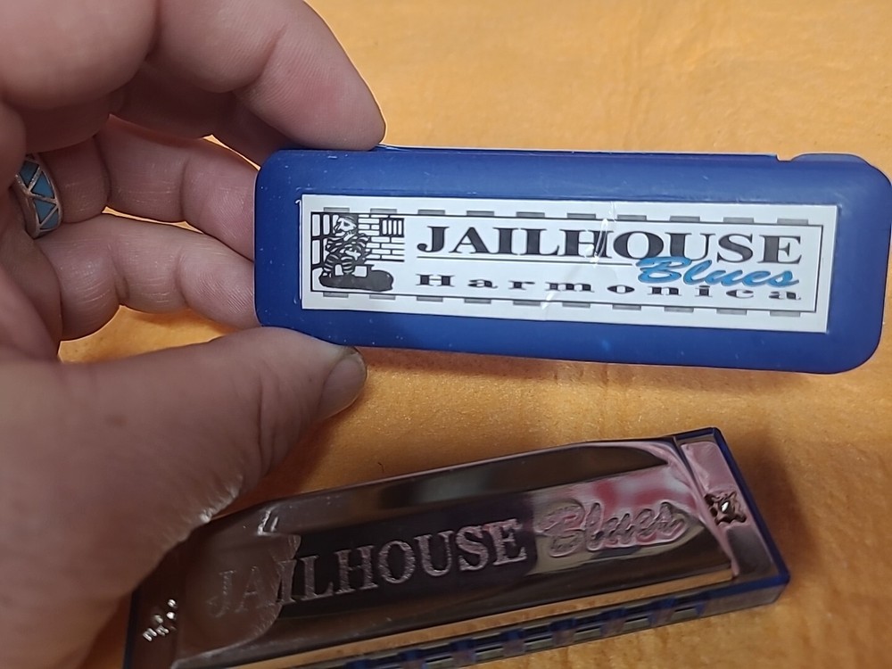 Jailhouse Blues Harmonica with Case