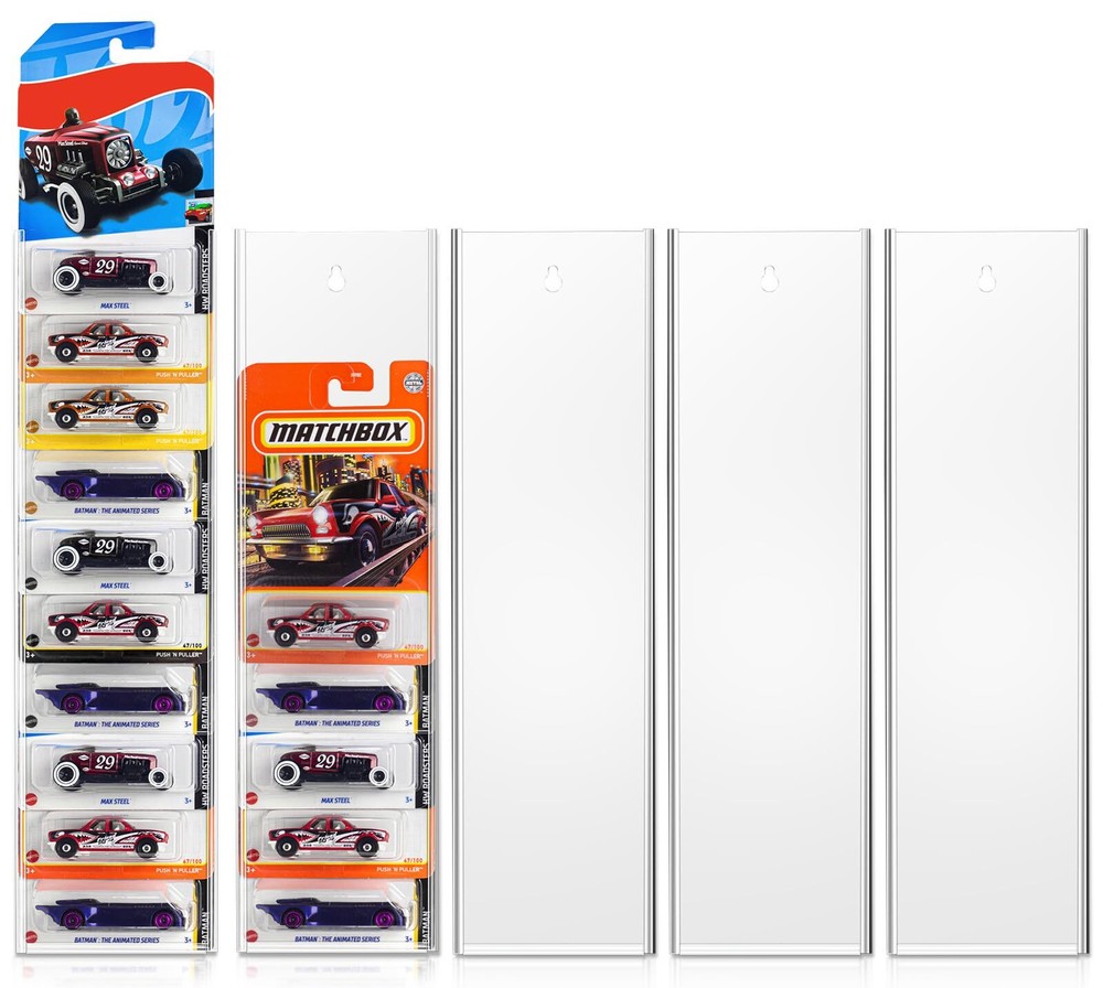Storage Display Shelf Compatible with Model Car, Wall Mounted 1/64 Scale Mode...