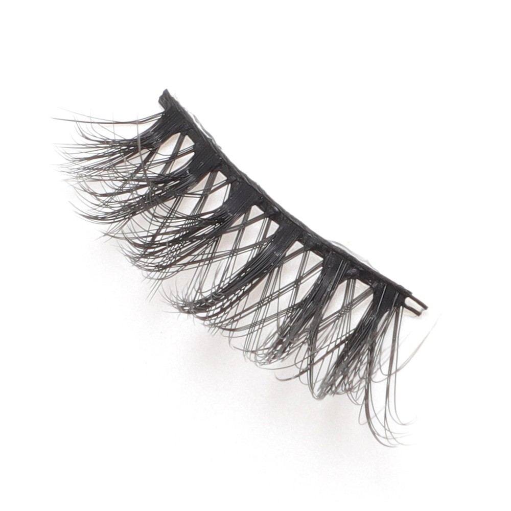 Dense False Eyelashes for Makeup Black J14 10 Pair