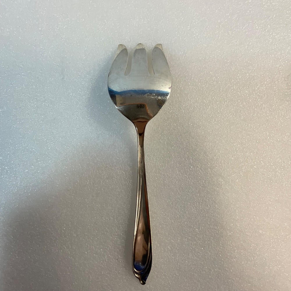 International Deep Silver Silverplate Serving Fork 8.75” KitchenGnu