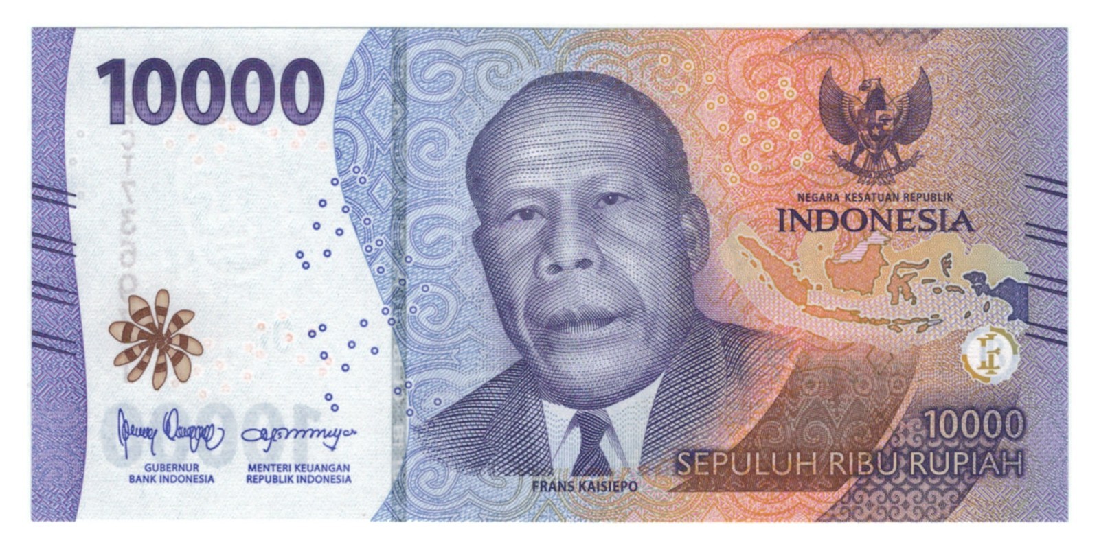 Indonesia 10000 Rupiah (2023) - Hero/Traditional Dancer/p-165b, B620b UNC