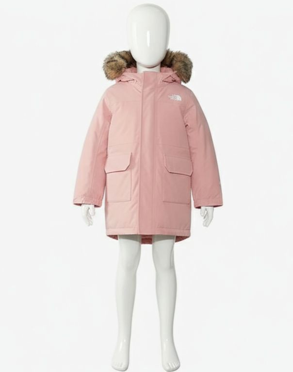 The North Face Little Girls Pink Arctic Parka Jacket Size 7