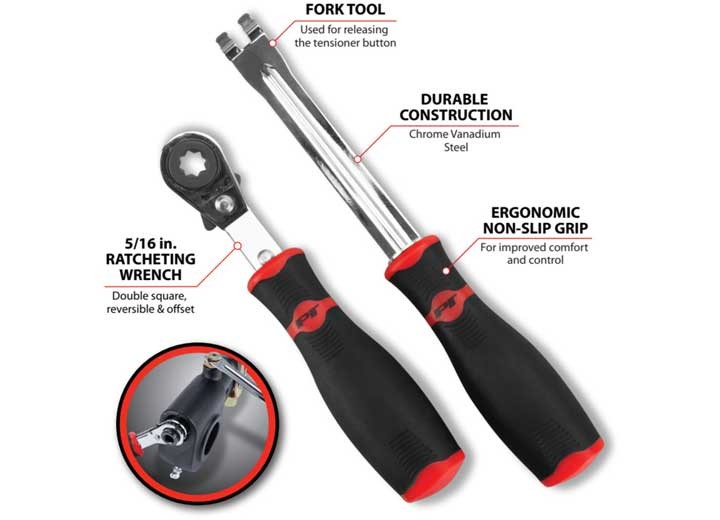 Performance Tool W80101 Slack Adjusting Tool Set