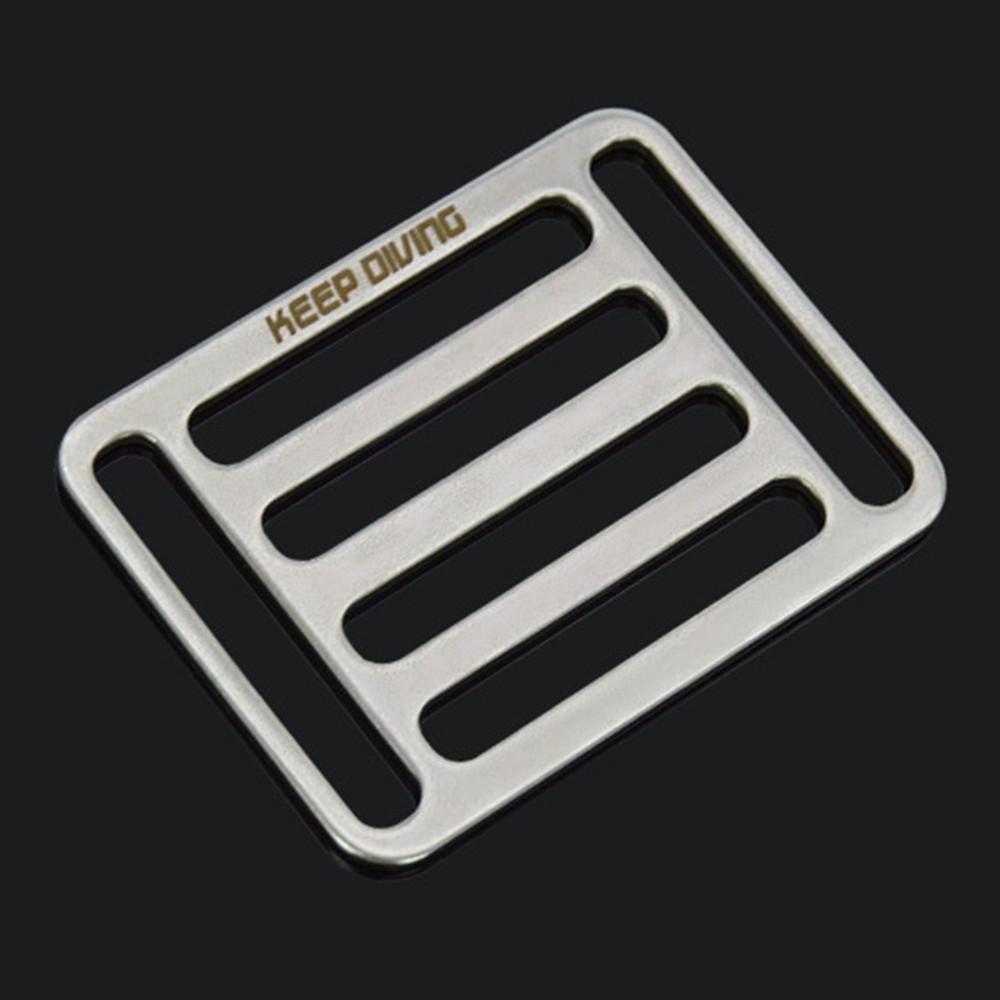 Convenient Sidemount Buckle Webbing Harness Keeper for Diving Applications
