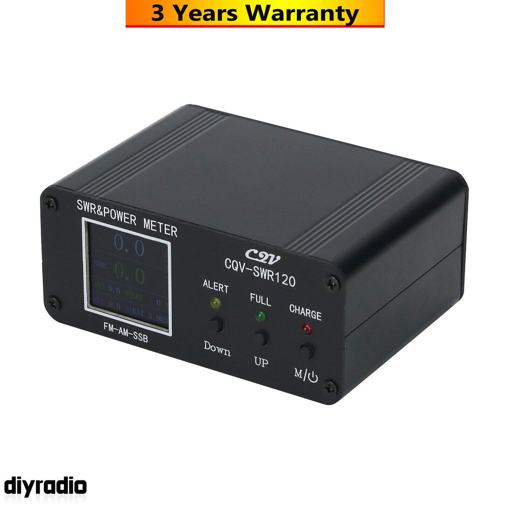 1.8MHz-54MHz CQV-SWR120 Color LCD Digital SWR & Power Meter w/ Type-C Interface