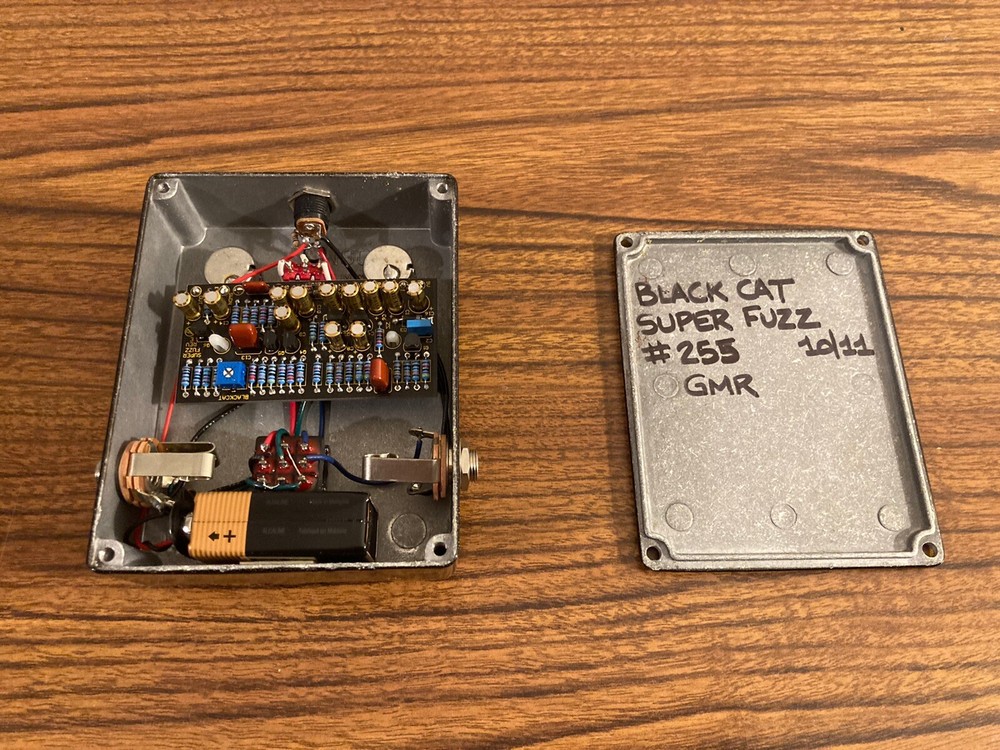 Black Cat Super Fuzz Effects Pedal #255