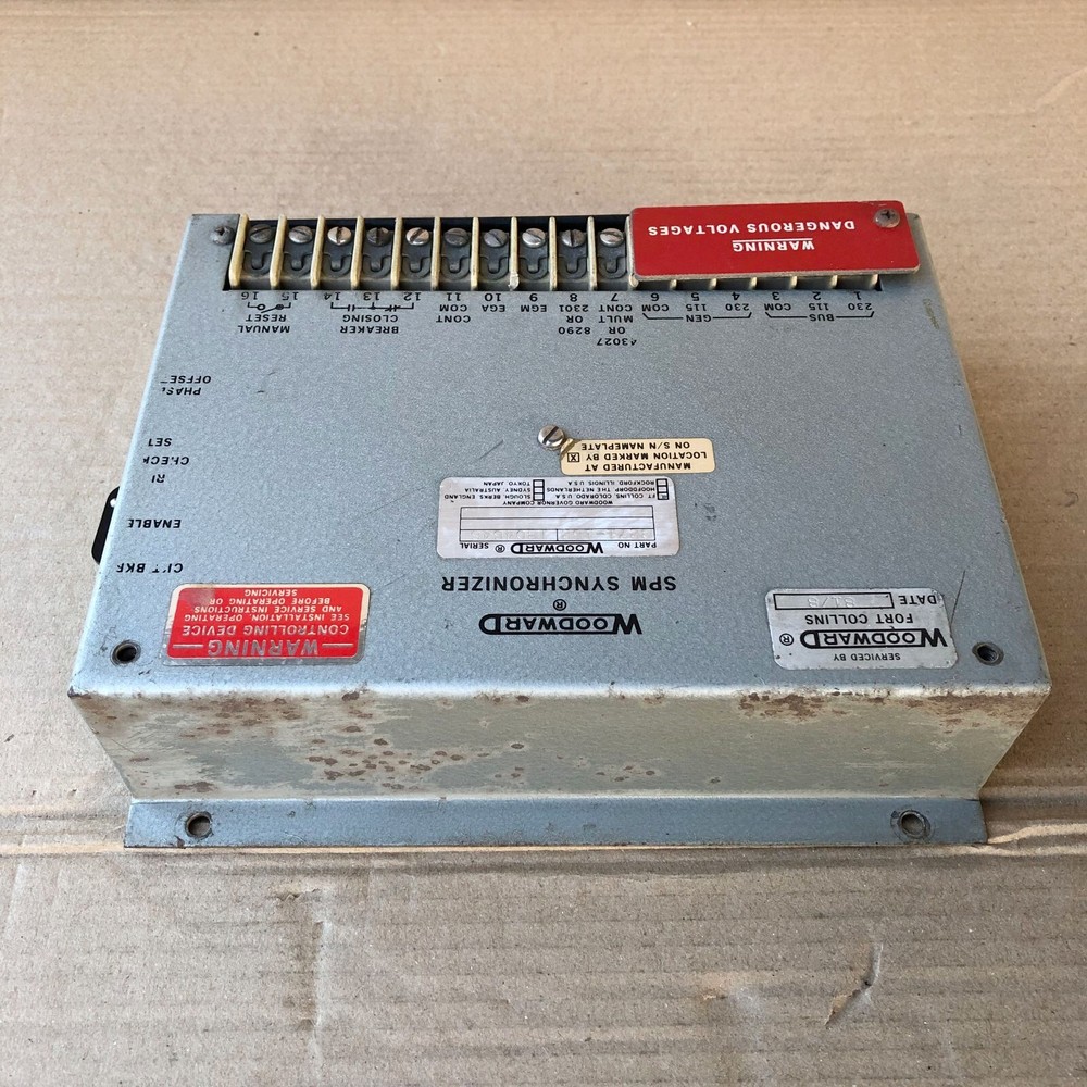 WOODWARD 8271-152 SPM SYNCHRONIZER