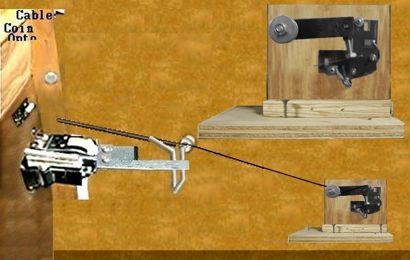 Universal Pool Table Easy Add Motor and Buttons for Cashless System