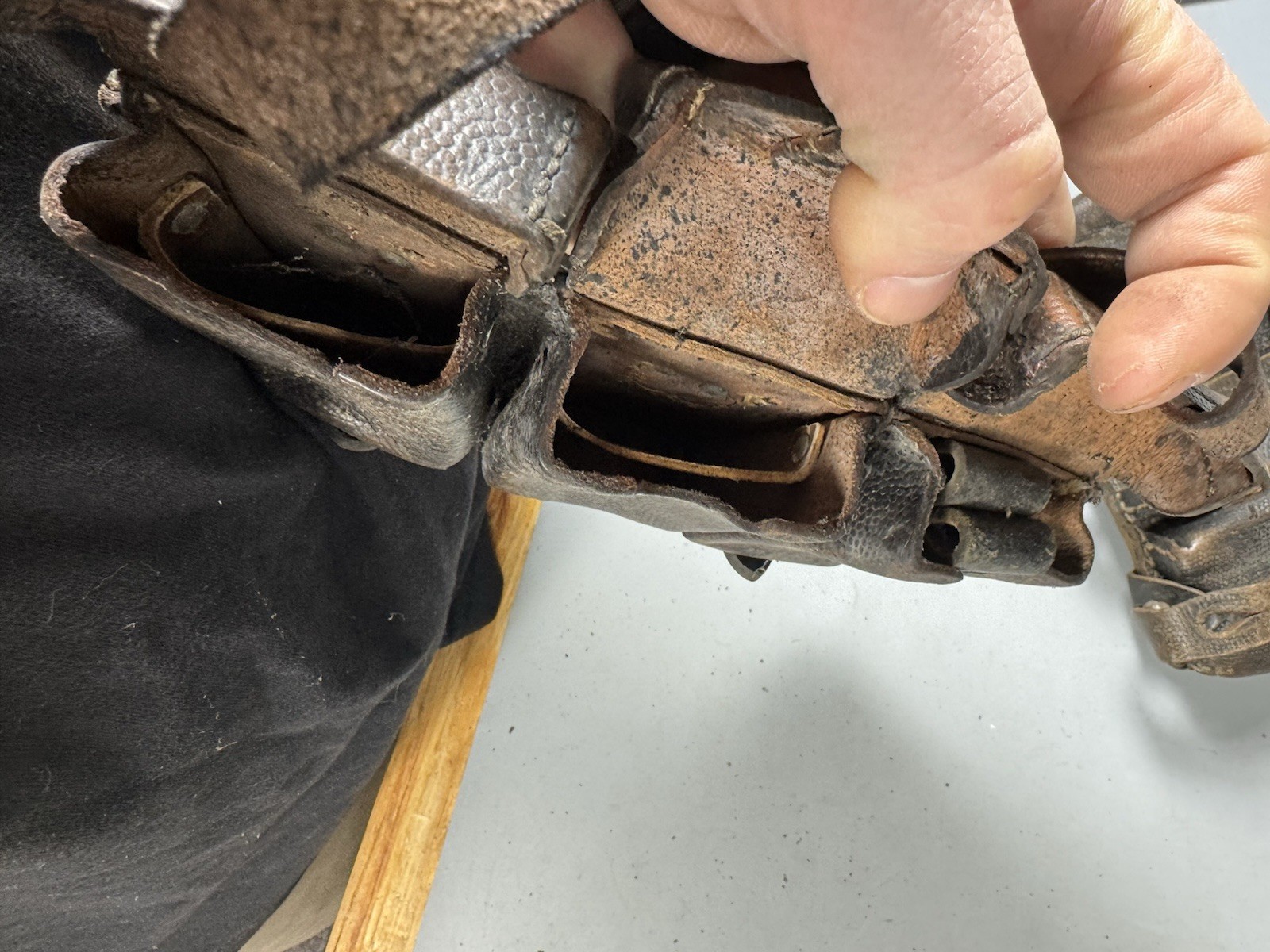 ww2 matched looking pair of k98 pouches BG148