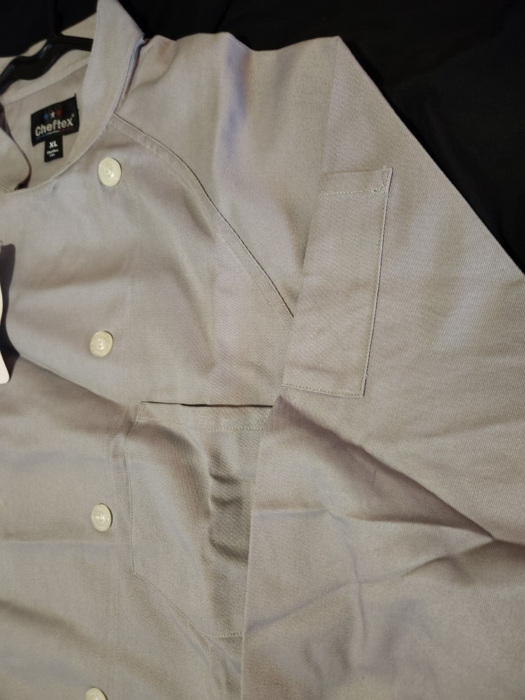 Cheftex Executive L/S Coat Pearl Gray Size XL