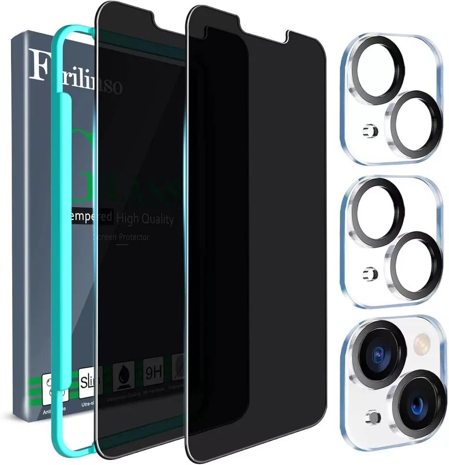 2 Protector De Pantalla Cristal Vidrio Templado Para Iphone 14, Iphone 13 6.1"