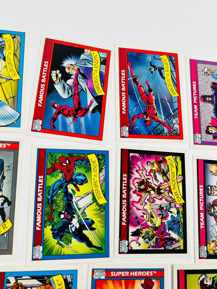 Lot (16) Impel Marvel Comics Trading Cards NICE pack fresh Series 1