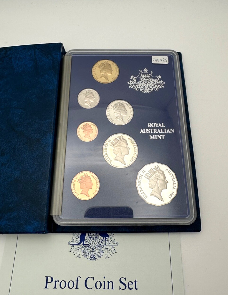 Royal Australian Mint - 1987 - 7 Coin Proof Set