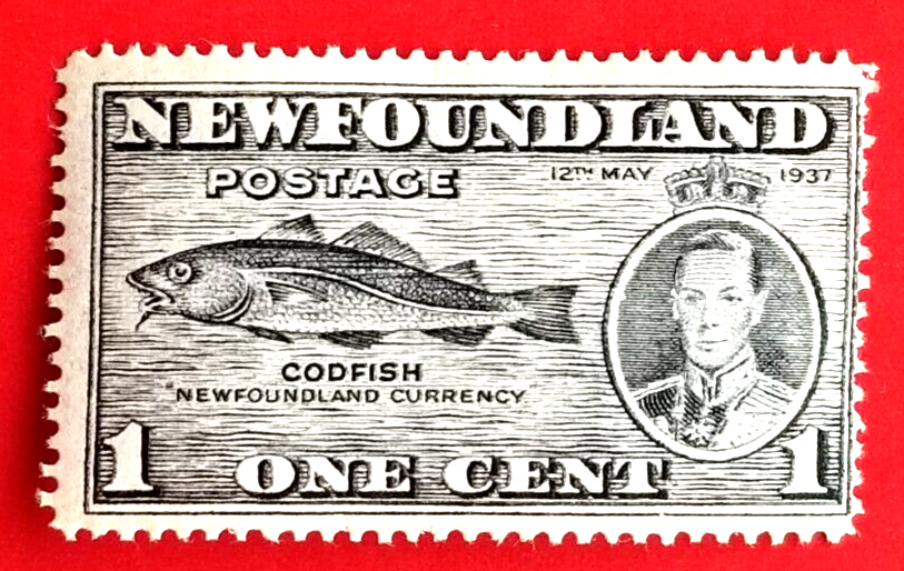 Canada Newfoundland #233 Long Coronation Issue - Codfish MNH