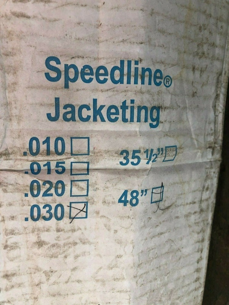 Speedline Jacketing PVC .030" x 48" for insulation