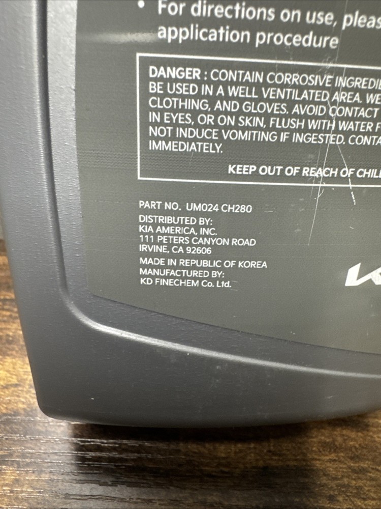 Kia Engine Combustion Chamber Cleaner (UM024-CH280) ECF-1
