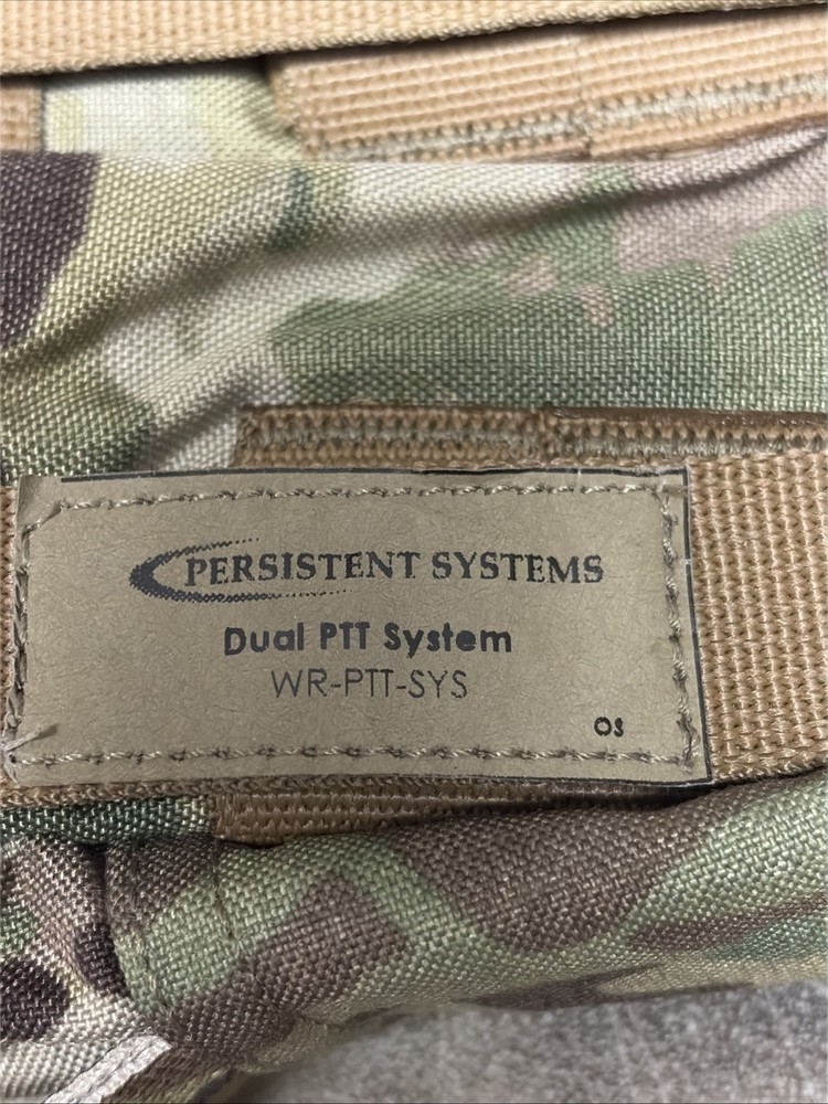 Persistent Systems MultiCam Dual PTT System Pouch WR-PTT-SYS-03