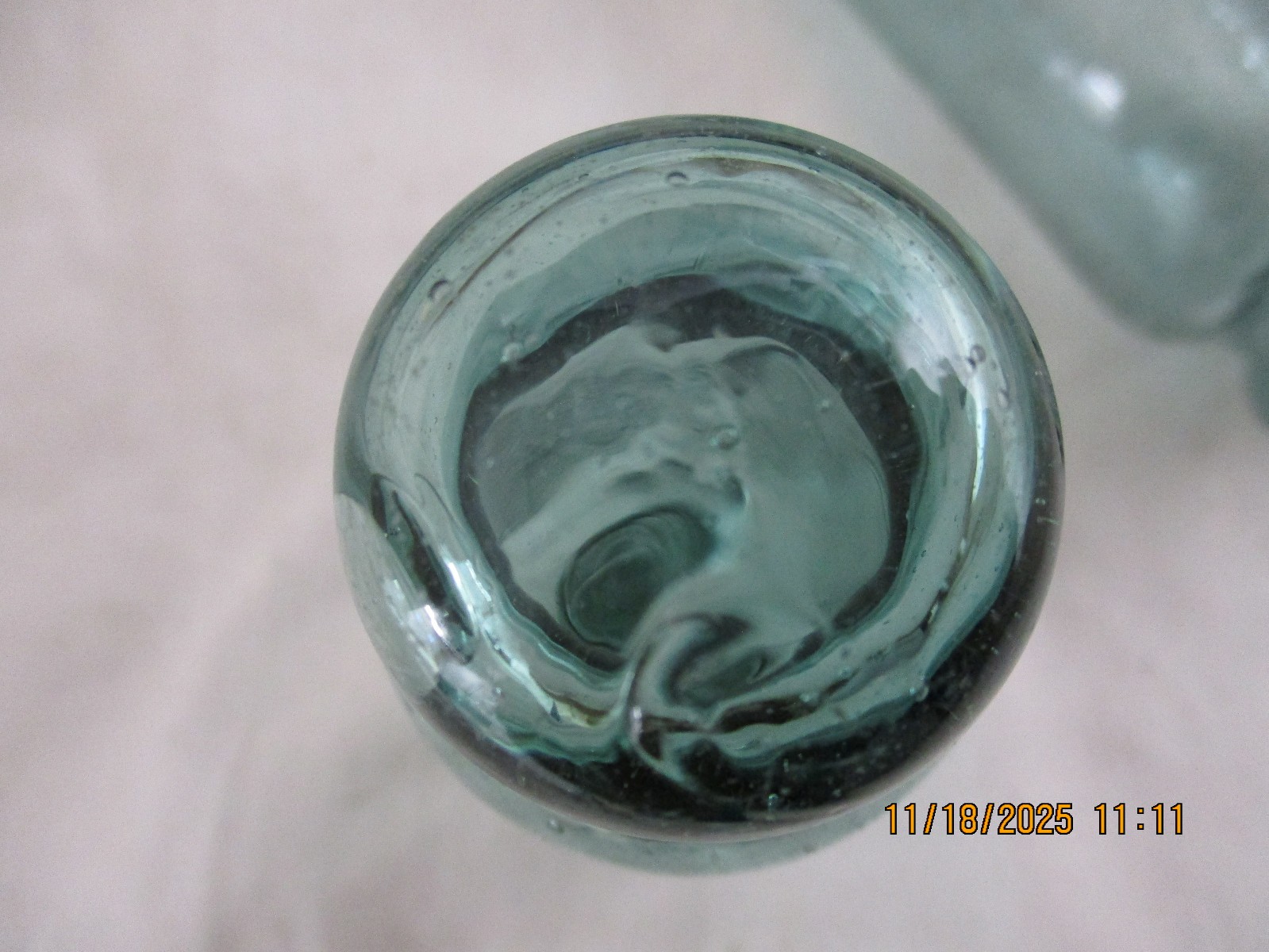 Two Authentic Japanese Large and Small Rolling Pin Floats Alaska Beach Combed