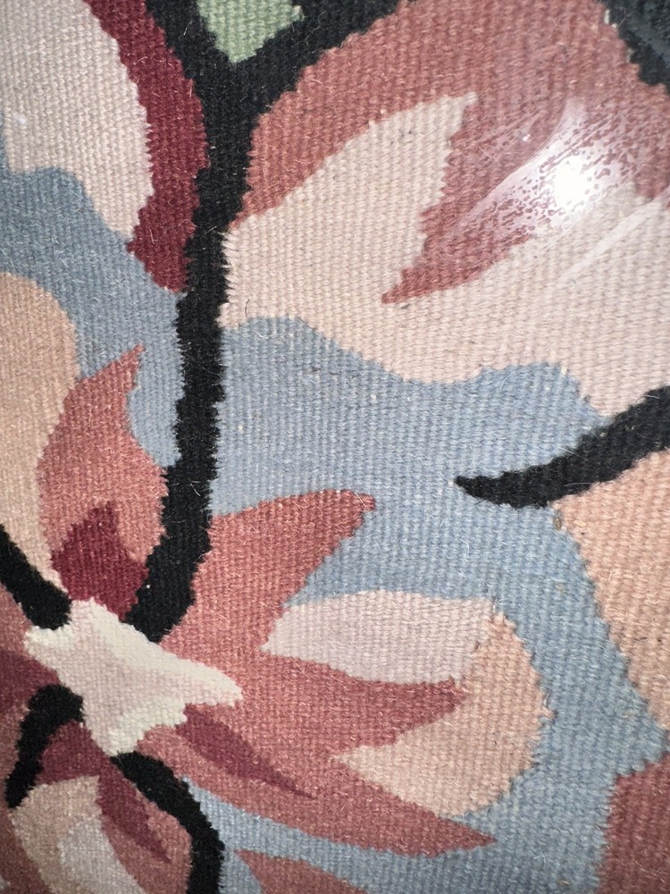 Floral Needlepoint Framed 42x27'