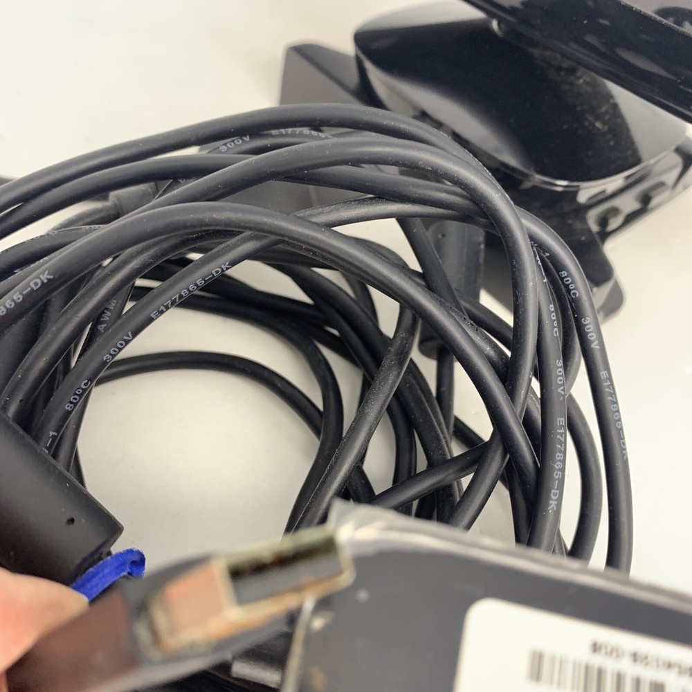 Microsoft XBOX 360 Kinect Sensor Bar Model 1414 Black with Power Adapter