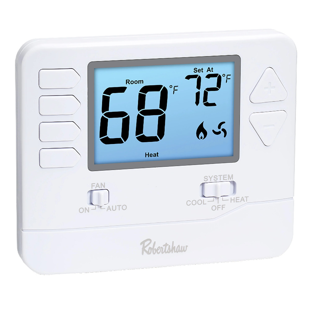 Robertshaw Non-Programmable Single 1H/1C Wall Mount Thermostat