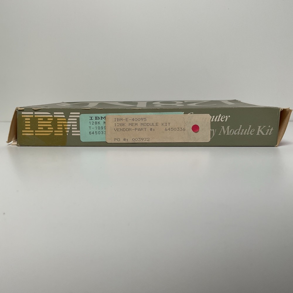 IBM Personal Computer 128KB Memory Module Kit 6540336 - Open Box