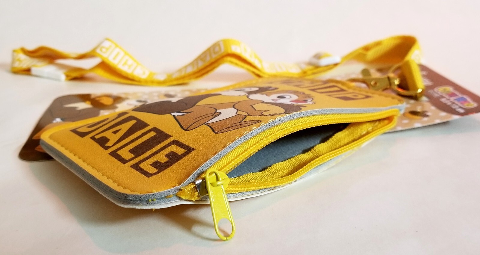 Chip n Dale Coin Badge ID Card Holder Pouch Bag Lanyard Pass Case Wallet Purse