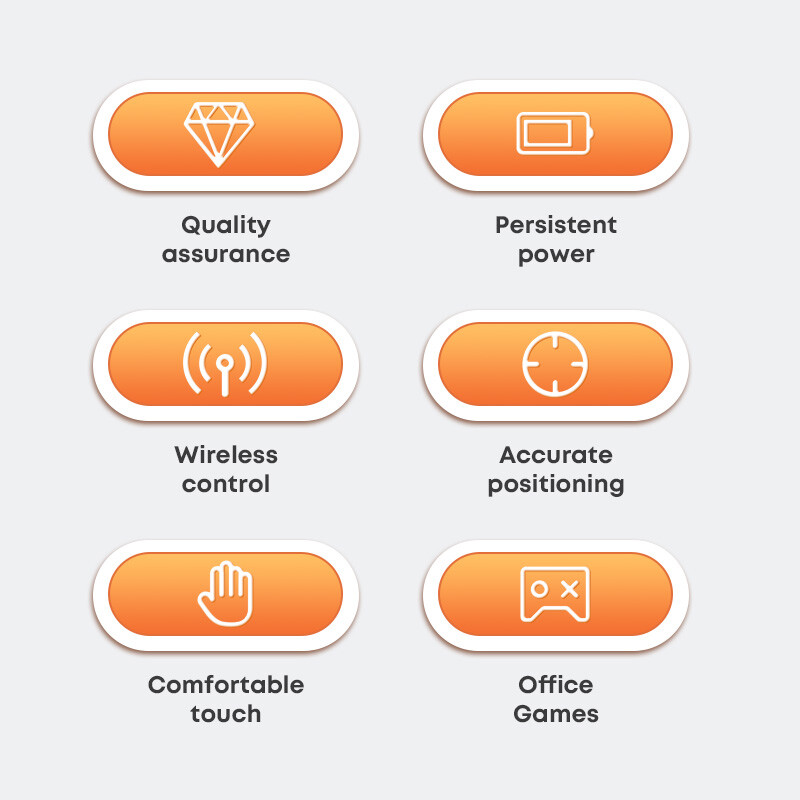 Wireless Mouse 2.4G Optical Cordless Mice Optical Scroll for PC Laptop Computer