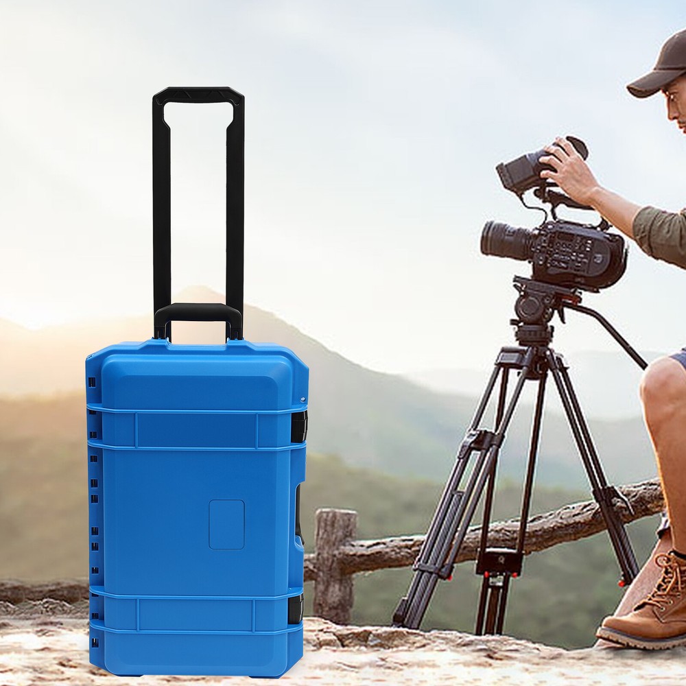 22" Camera Hard Case Protective Roller Camera Carrying Case Waterproof Dustproof