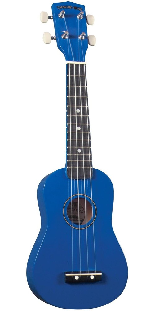 Diamond Head DU-10 Soprano Ukulele Blue Black Fingerboard