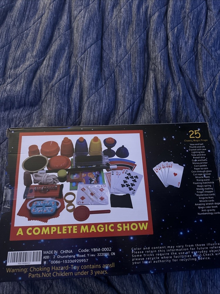 YAO&BEI Magic Tricks Set 25 Classic Magic Props for Kids