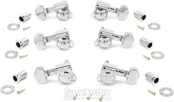 Grover 406C Mini Locking Rotomatic Tuners - 3+3 - Chrome